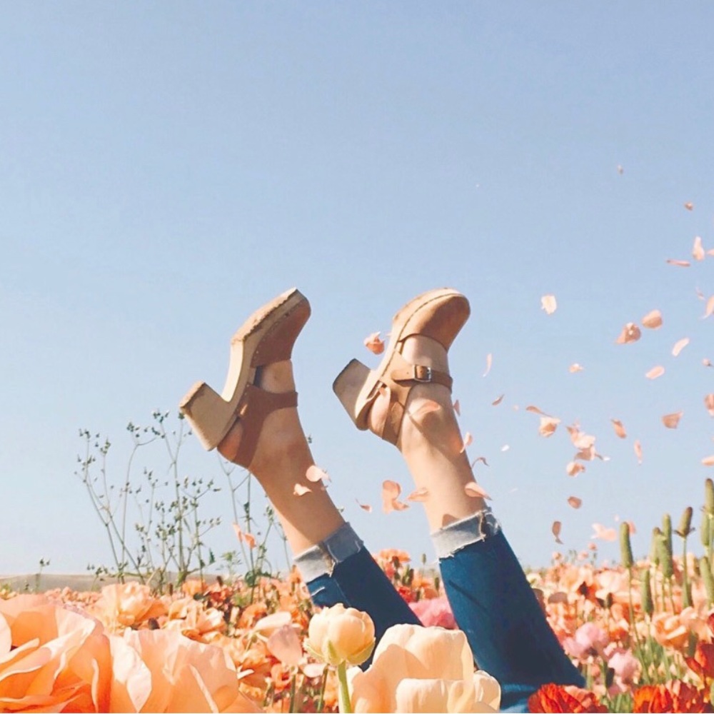 Lotta From Stockholm Brown Oiled Nubuck clogs